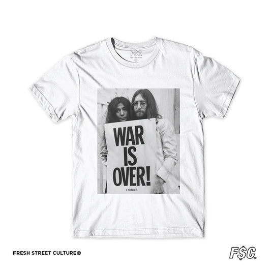 John Lennon & Yoko Ono / War Is Over Tee