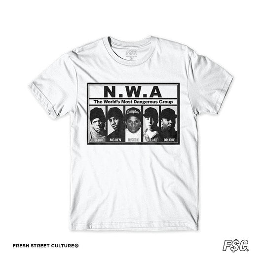 NWA White Tee