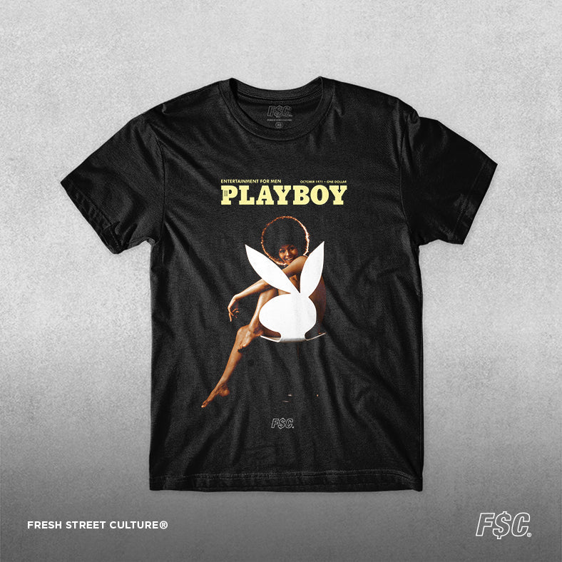Playboy 70s Black Tee