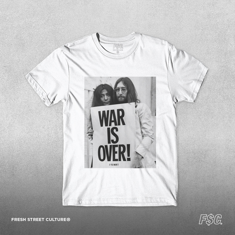 John Lennon & Yoko Ono / War Is Over Tee