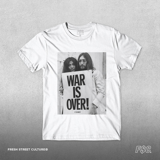 John Lennon & Yoko Ono / War Is Over Tee